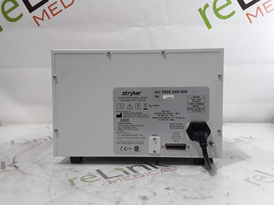 Stryker RF Multigen 0406-900-000 Radiofrequency Generator