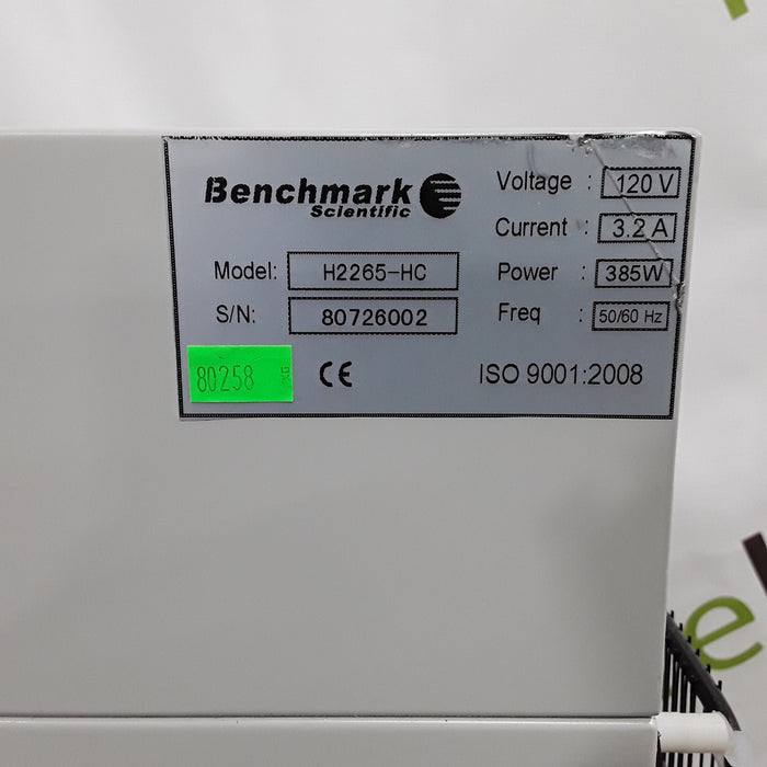 Benchmark Scientific H2265-HC my Temp Heating and Cooling Incubator