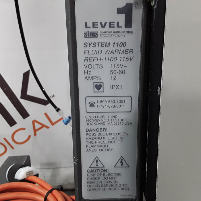Level 1 Technologies Inc. System 1100 Fluid Warmer