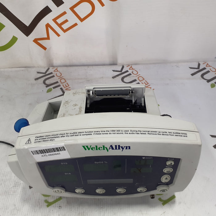 Welch Allyn 300 Series - Nellcor SpO2, Temp, Printer Vital Signs Monitor