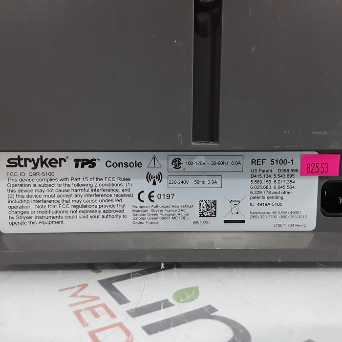 Stryker 5100-1 TPS Shaver Console