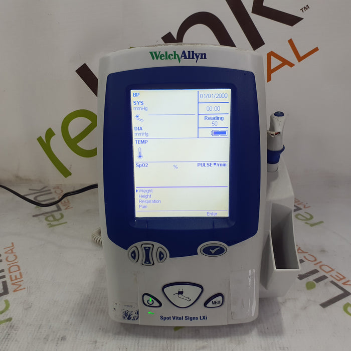 Welch Allyn Spot LXi - NIBP, SureTemp Plus, Nellcor SpO2 Vital Signs Monitor