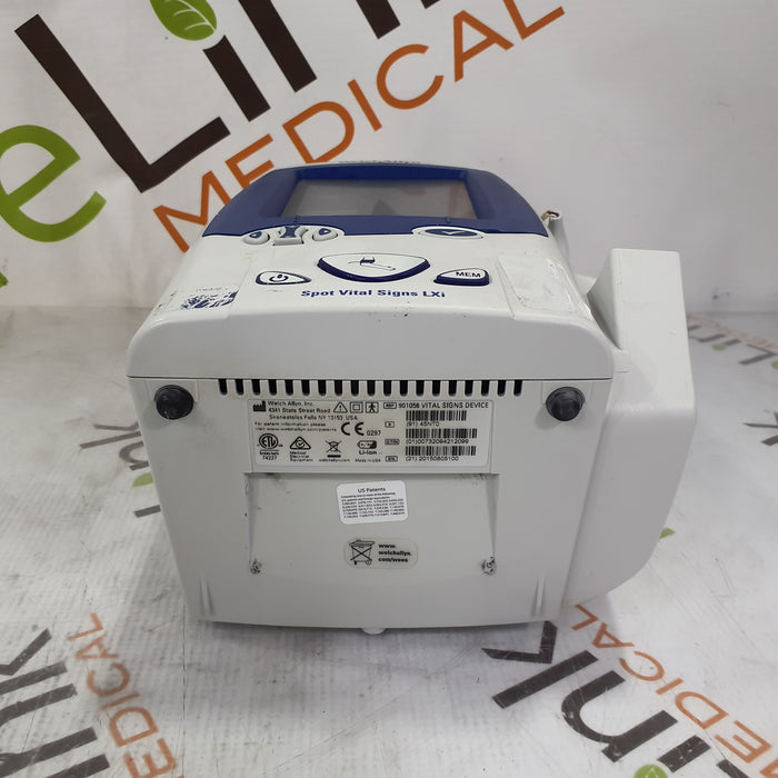 Welch Allyn Spot LXi - NIBP, SureTemp Plus, Nellcor SpO2 Vital Signs Monitor