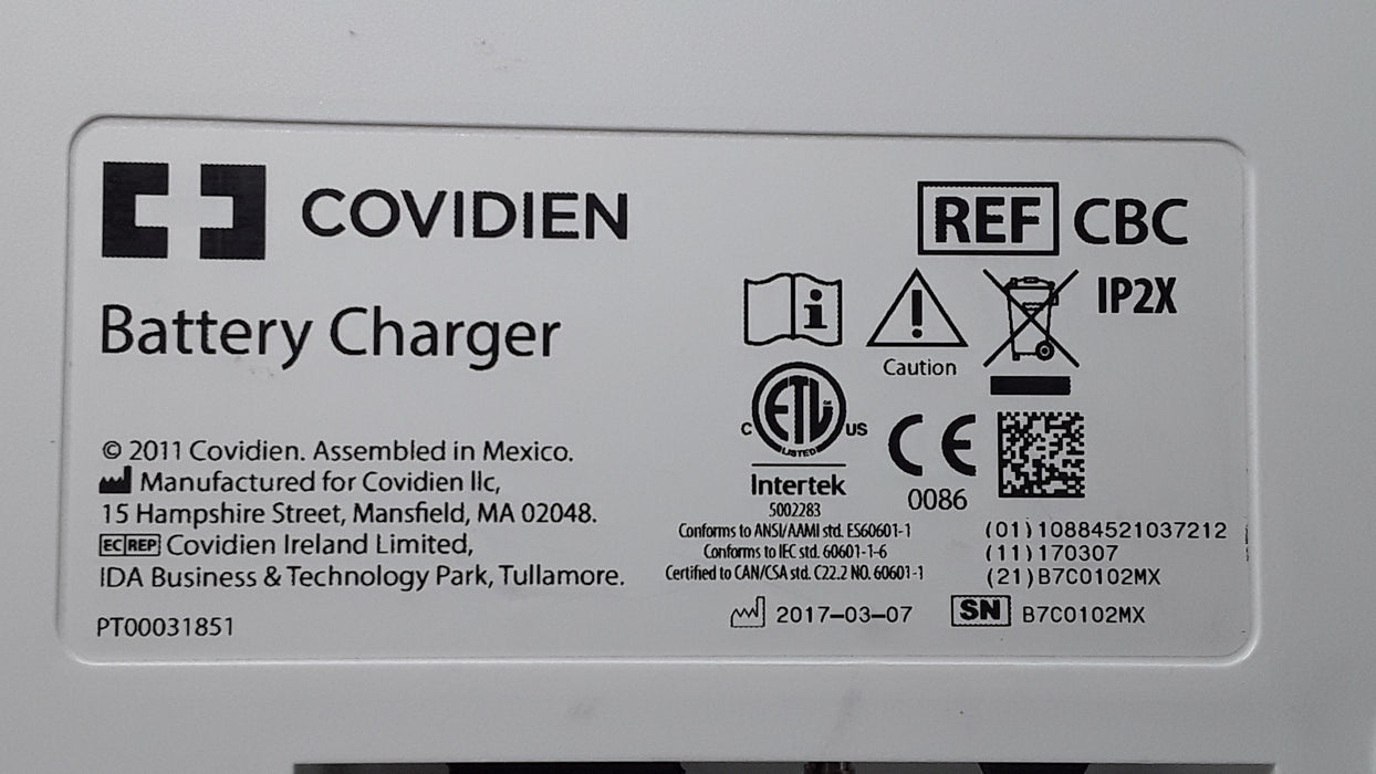 Covidien CBC Sonicision Battery Charger