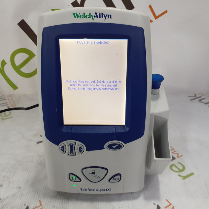 Welch Allyn Spot LXi - NIBP, SureTemp Plus, Nellcor SpO2 Vital Signs Monitor