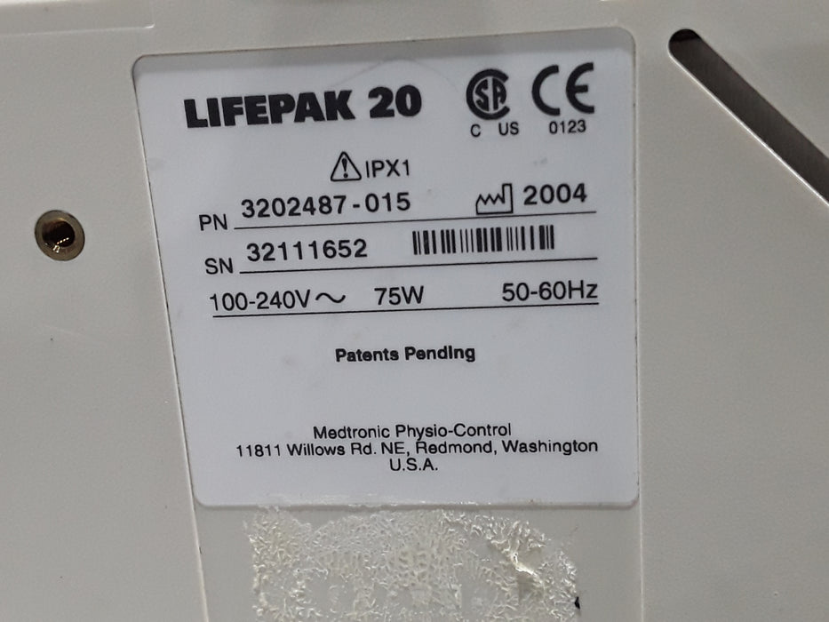 Physio-Control LifePak 20e Defibrillator