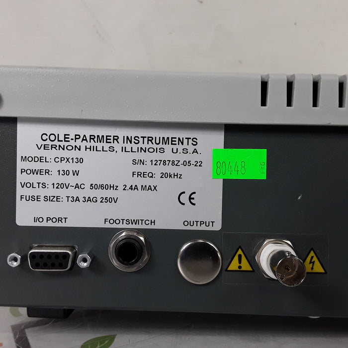 Cole Parmer Instrument Co CPX130 Ultrasonic Processor