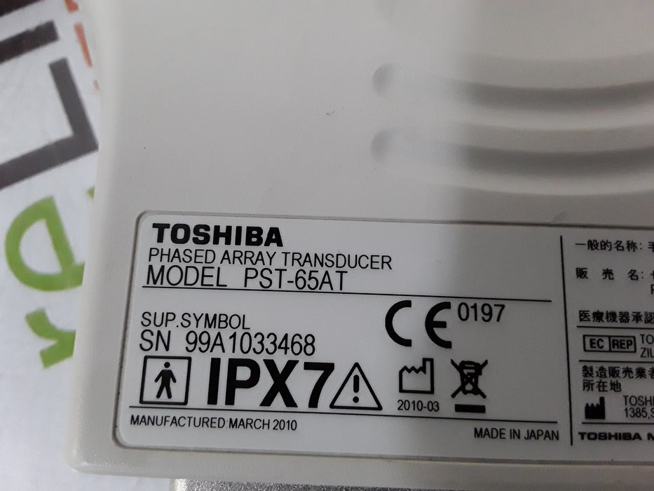 Toshiba PST-65AT    6.5MHz Sector Array Transducer