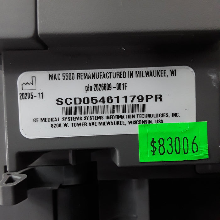 GE Healthcare MAC 5500 HD without CAM Module ECG System