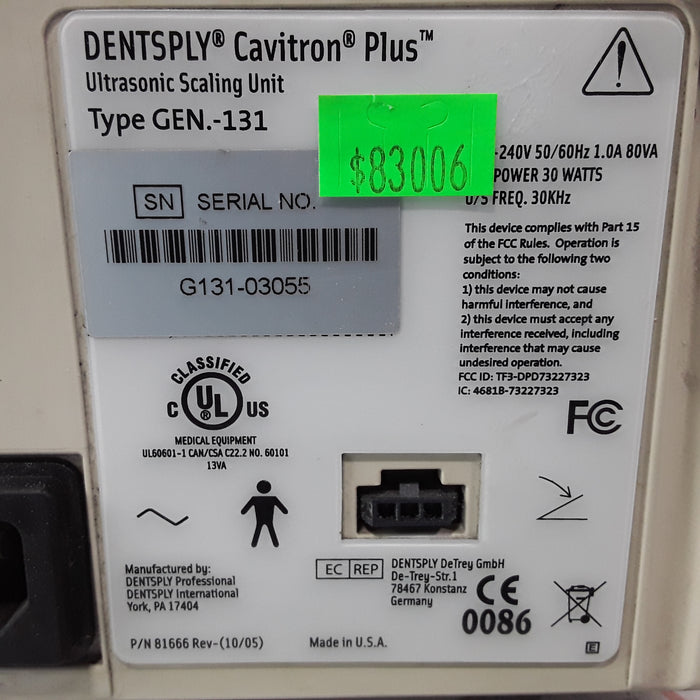 Dentsply Cavitron Plus GEN-131 Ultrasonic Scaler