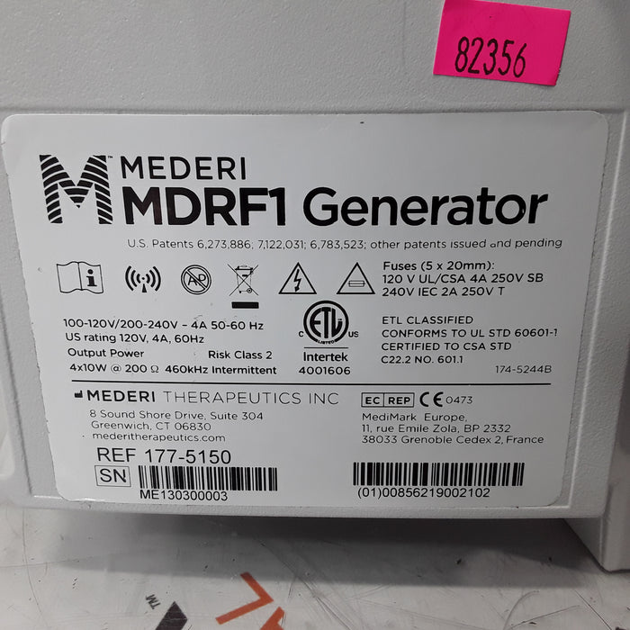Mederi Therapeutics Inc. 177-5150 MDRF1 Generator