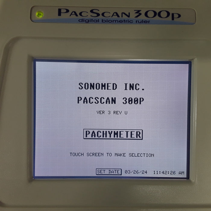 Sonomed Escalon PacScan 300P Pachymeter