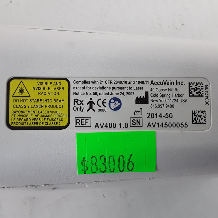 AccuVein AV400 UV Light Vein Finder