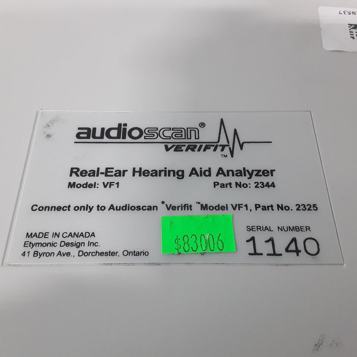 Audioscan VF-1 Verifit Real-Ear Hearing Aid Analyzer