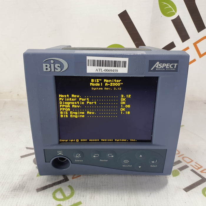 Aspect Medical Systems A-2000 Bispectral Index Monitor