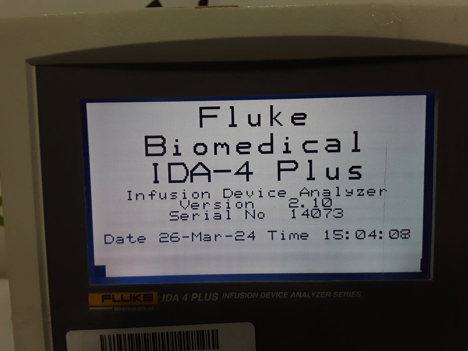 Fluke IDA-4 Plus Infusion Device Analyzer
