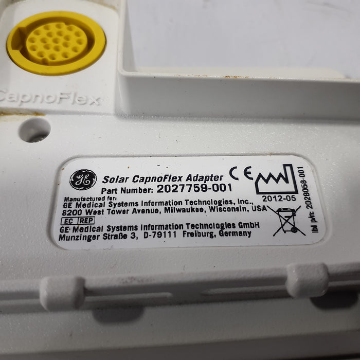 GE Healthcare Solar CapnoFlex Adapter