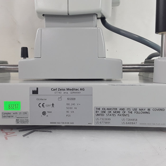 Carl Zeiss IOLMaster Optical Biometer