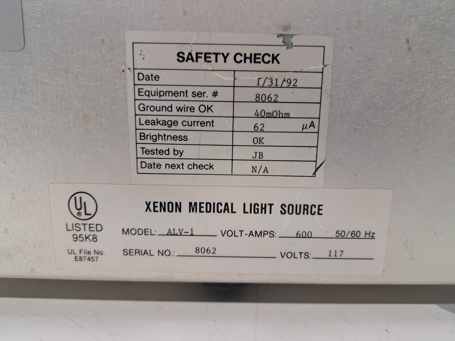 Acufex ACMI ALV-1 Xenon Light Source