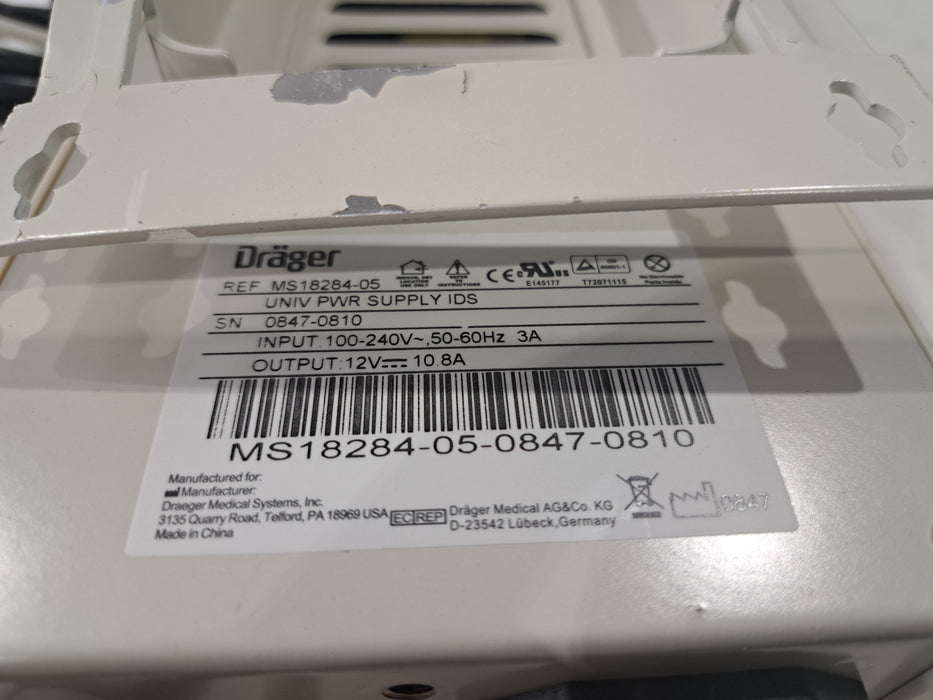 Draeger Medical MS18284 Universal Power Supply IDS