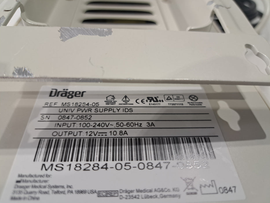 Draeger Medical MS18284 Universal Power Supply IDS