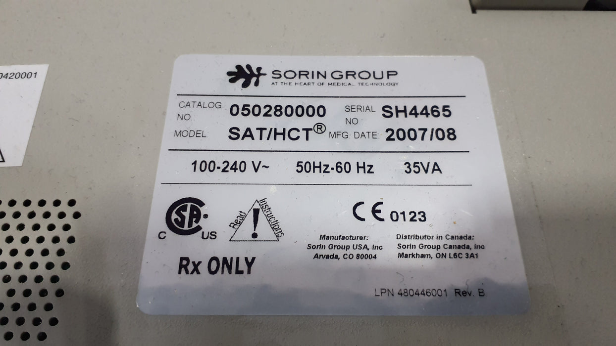 Sorin Group USA ,Inc. COBE SAT/HCT Monitor Display