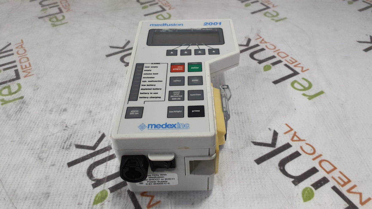 Smiths Medical Medfusion 2001 Syringe Infusion Pump