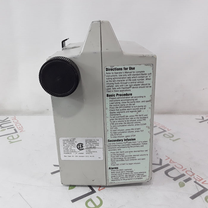 Baxter Flo-Gard 6200 Infusion Pump