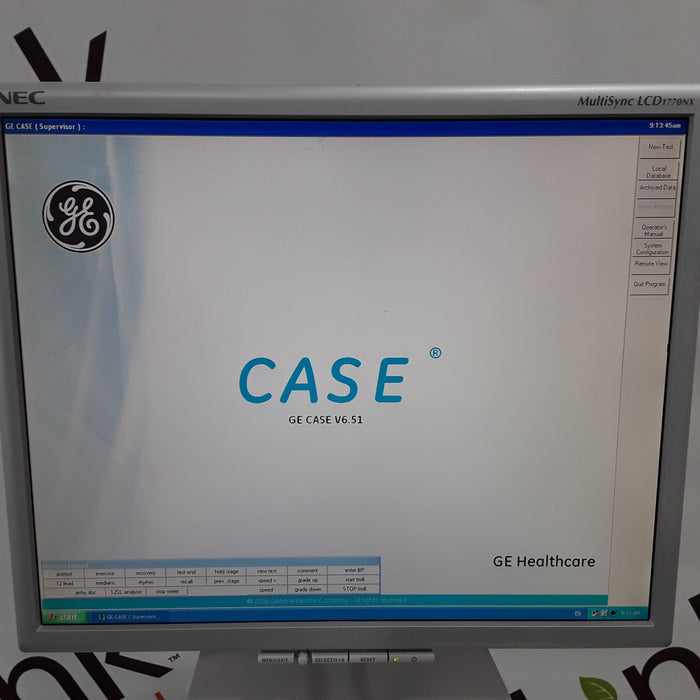 GE Healthcare Case P2 Stress Test Console