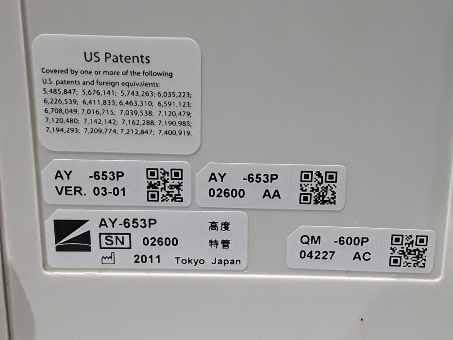 Nihon Kohden AY-653P Lifescope Patient Bedside Module