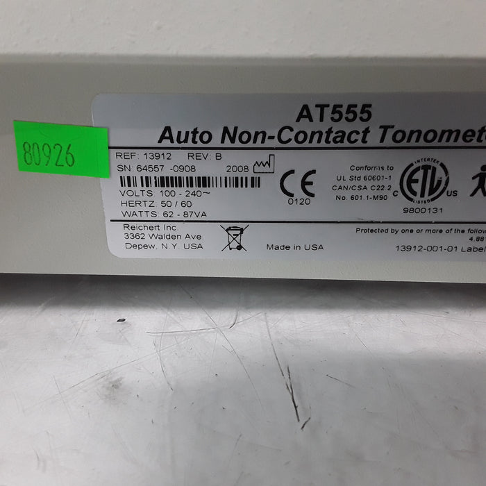 Reichert AT555 Auto Non-Contact Tonometer