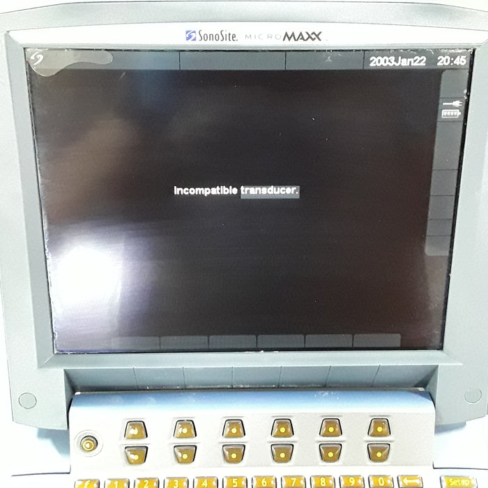 Sonosite Micromaxx Portable Ultrasound