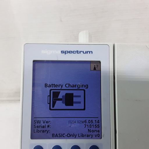 Baxter Baxter Sigma Spectrum 6.05.14 with B/G Battery Infusion Pump Infusion Pump reLink Medical