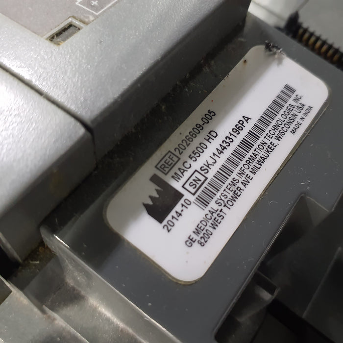 GE Healthcare MAC 5500 HD without CAM Module ECG System