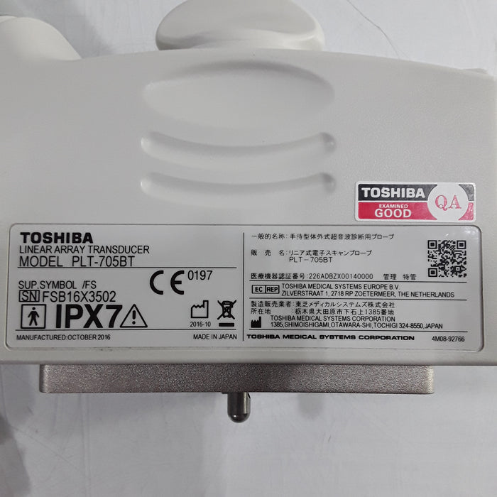 Toshiba PLT-705BT Linear Array Transducer