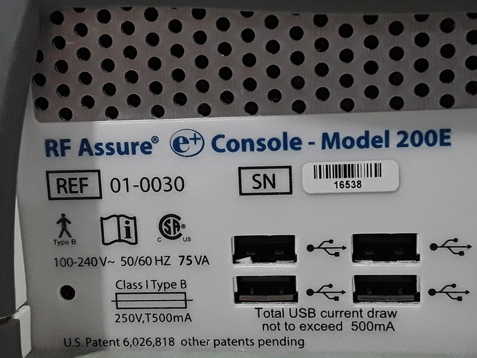 RF Surgical Systems Inc. Console- Model 200E RF Assure
