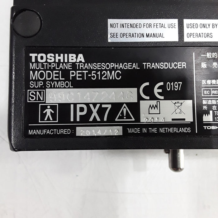 Toshiba PET-512MC Multi Plane TEE Probe Transducer
