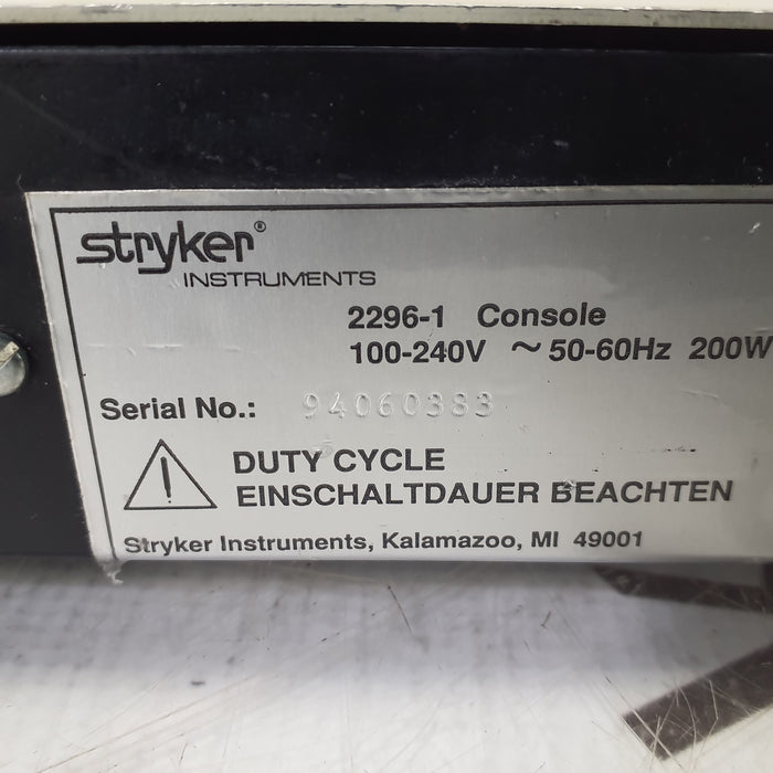 Stryker 2296-1 Command 2 Power Console Unit