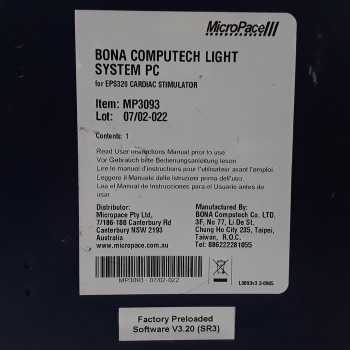 Micropace Bona Computech Light System PC