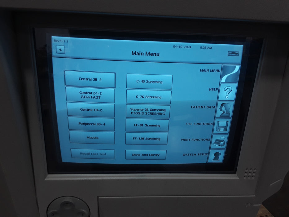 Carl Zeiss 740i Humphrey Field Analyzer