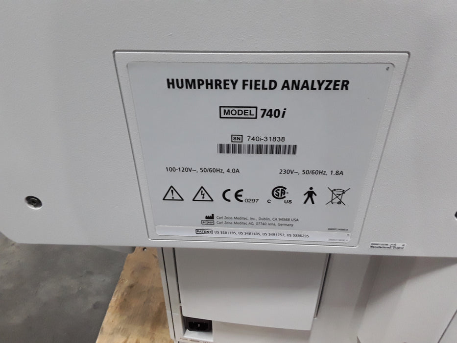 Carl Zeiss 740i Humphrey Field Analyzer