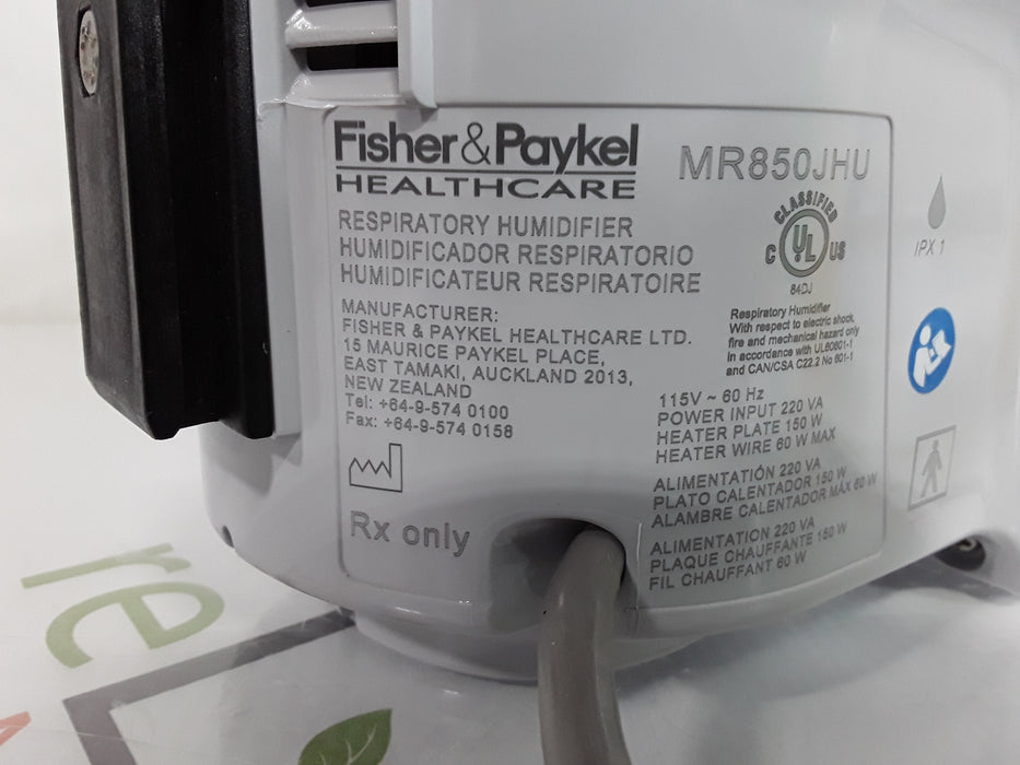 Fisher & Paykel MR850JHU Humidifier