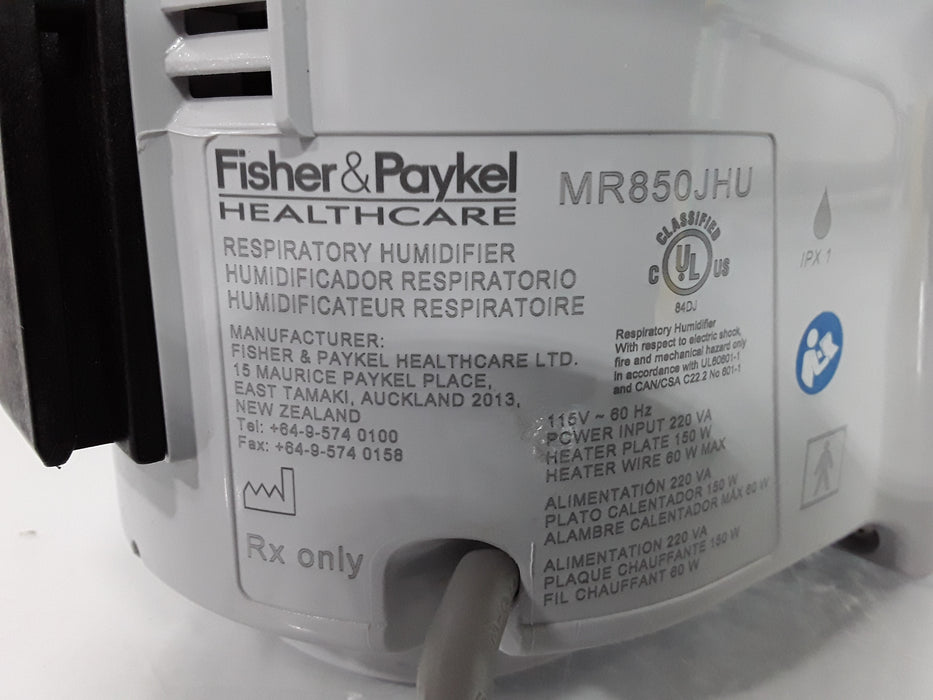 Fisher & Paykel MR850JHU Humidifier