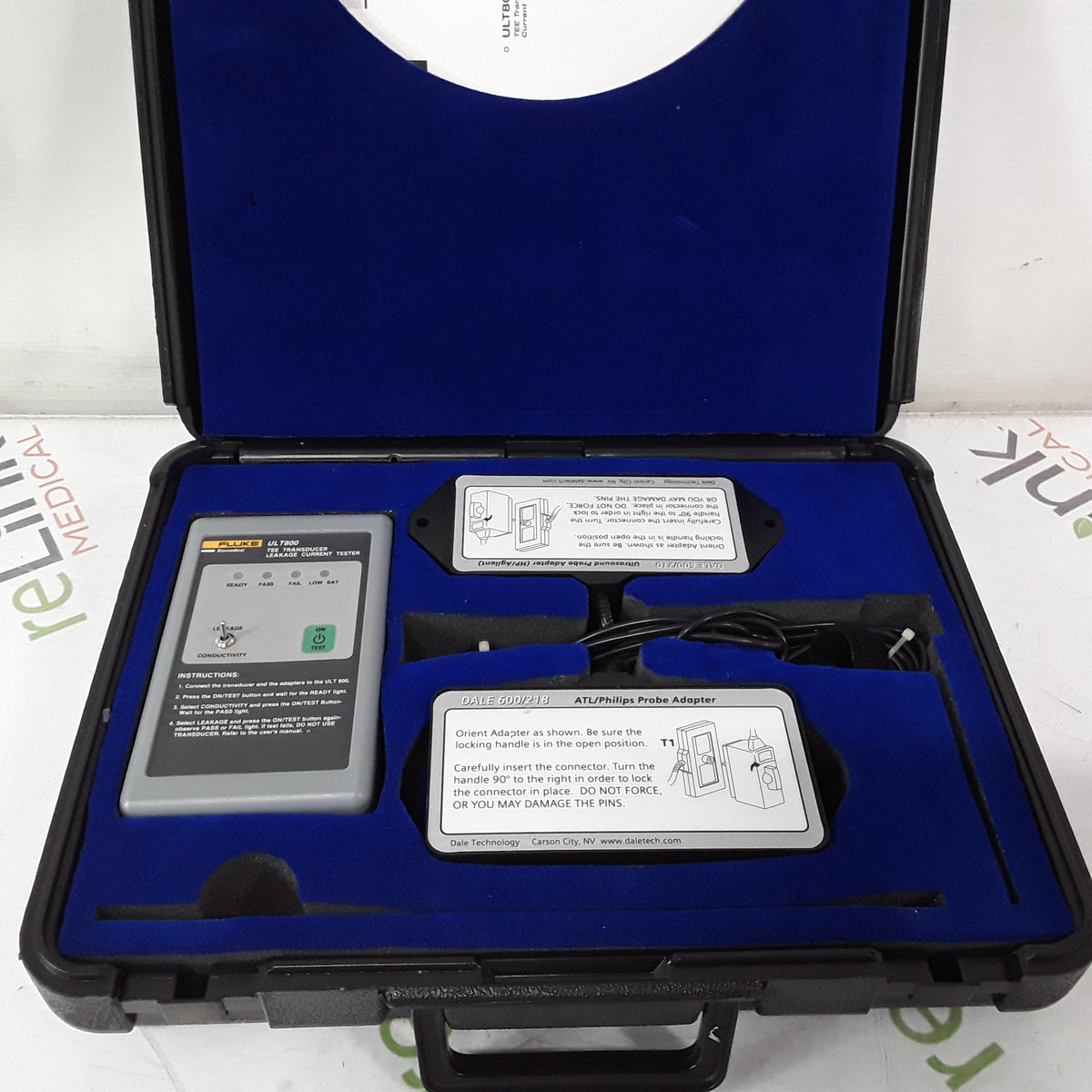 Fluke Ult800 Tee Transducer Leakage Current Tester — Relink Medical