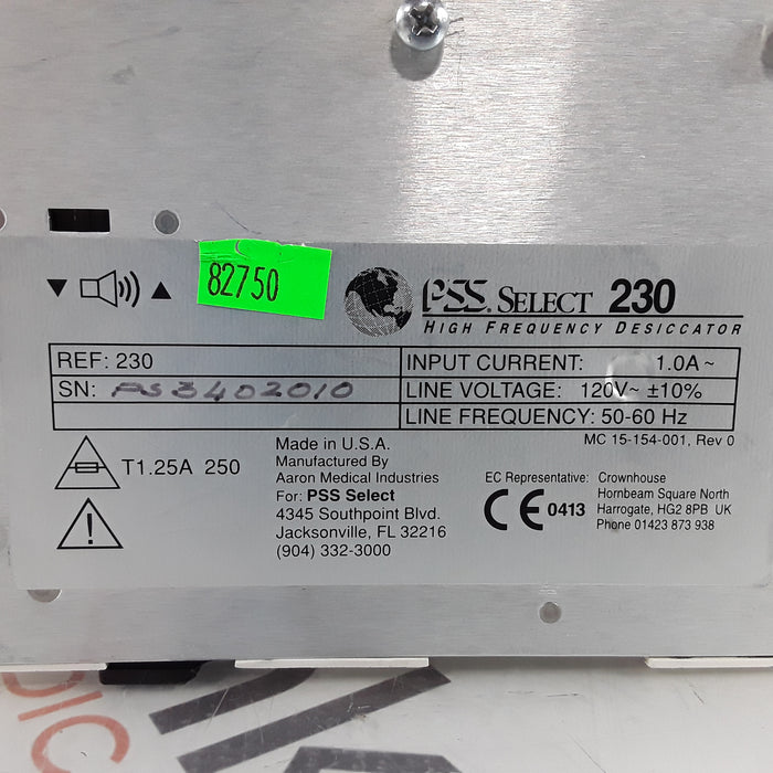 Aaron PSS Select 230 High Frequency Desiccator