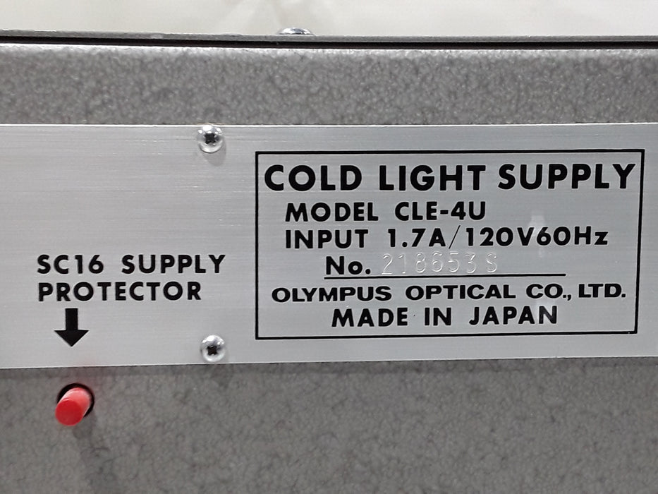 Olympus CLE-4U Cold Light Supply