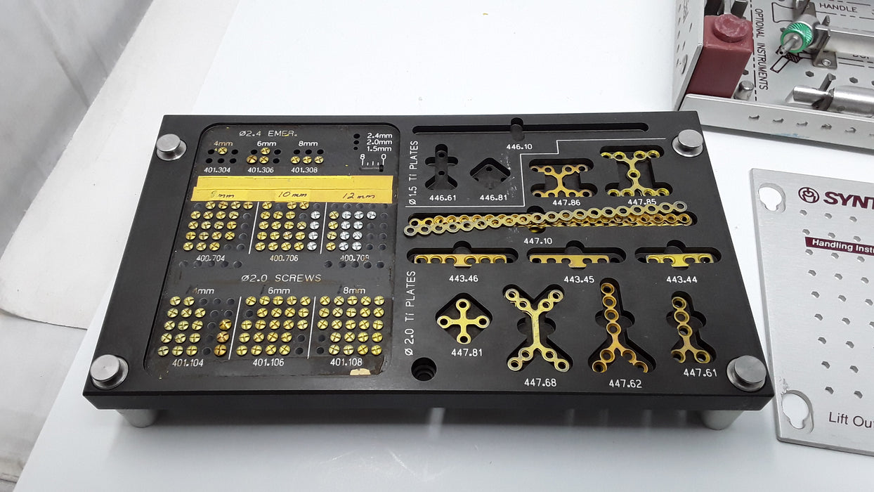 Synthes, Inc. Maxillofacial Craniotomy Set