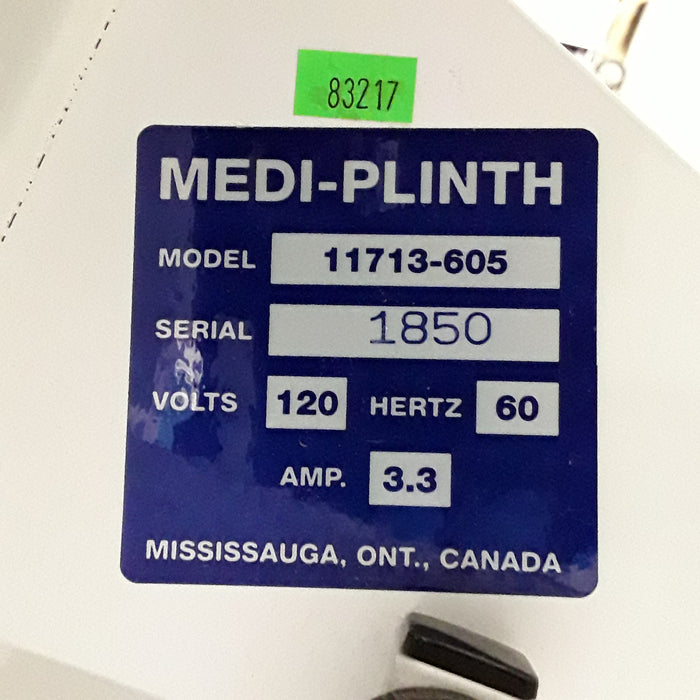 Medi-Plinth 11713-605 Chiropractic Table