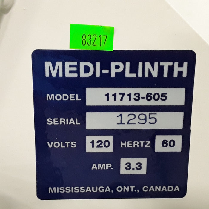 Medi-Plinth 11713-605 Chiropractic Table