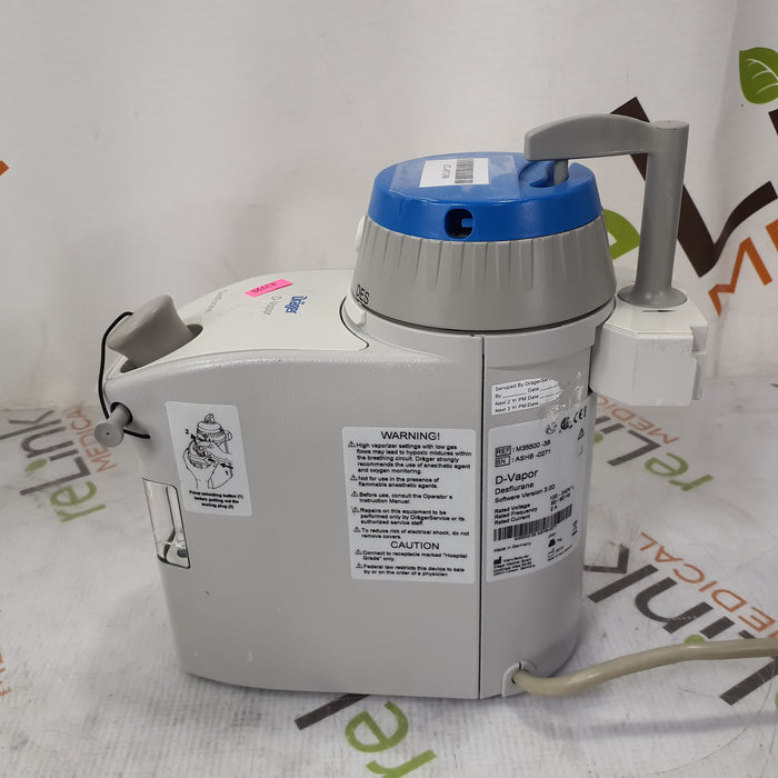 Draeger Medical D-Vapor Desflurane Vaporizer